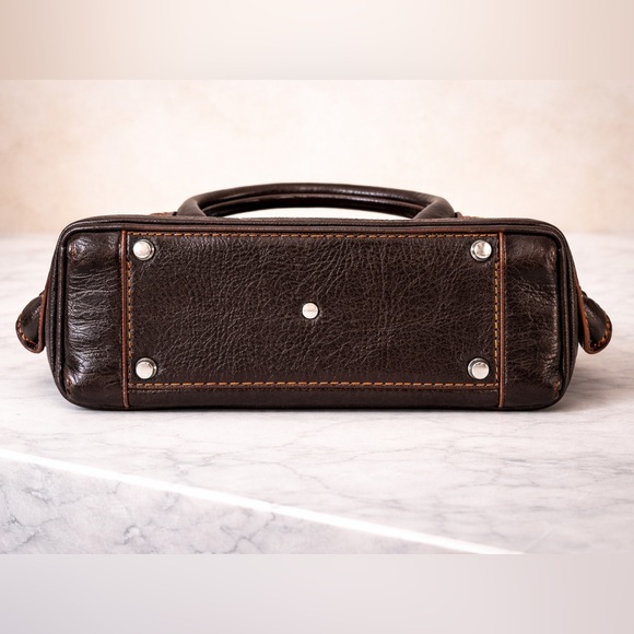 Francesco Biasia Leather made in Italy & Dust Bag - Picture 5 of 11